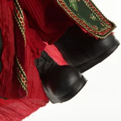 Traditional Cloaked Standing Santa Christmas Ornament Christmas Figurines|