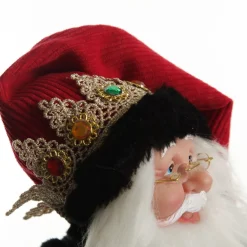 Traditional Cloaked Standing Santa Christmas Ornament Christmas Figurines|
