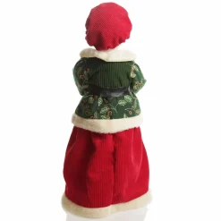 Traditional Mrs Claus Standing Christmas Ornament Christmas Figurines|