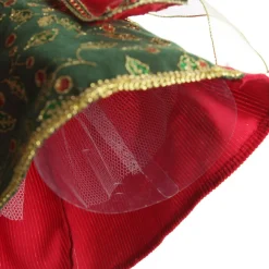 Traditional Red and Green Angel Tree Topper Ornament Tree Toppers|