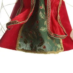 Traditional Red and Green Angel Tree Topper Ornament Tree Toppers|