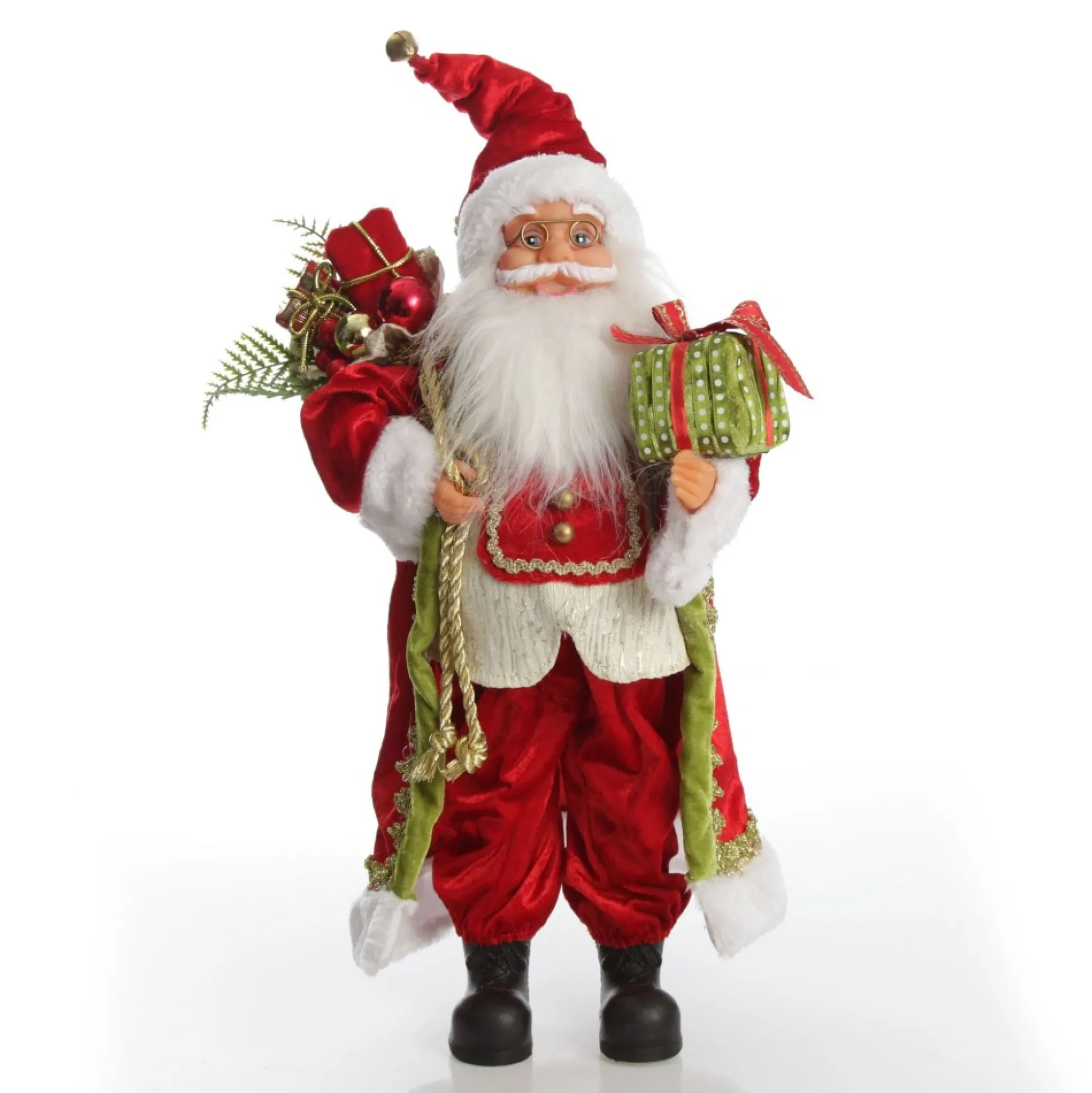 Traditional Standing Santa Christmas Ornament Christmas Figurines|