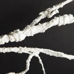 Twig Branch Pearl White Christmas Sprays|