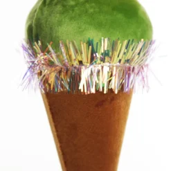 Velvet Ice Cream Cone Tree Decoration Christmas Tree Decorations|
