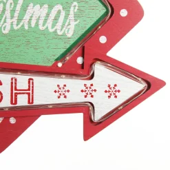 Vintage Lightup Christmas Wish Sign Wall Hangings And Signs|
