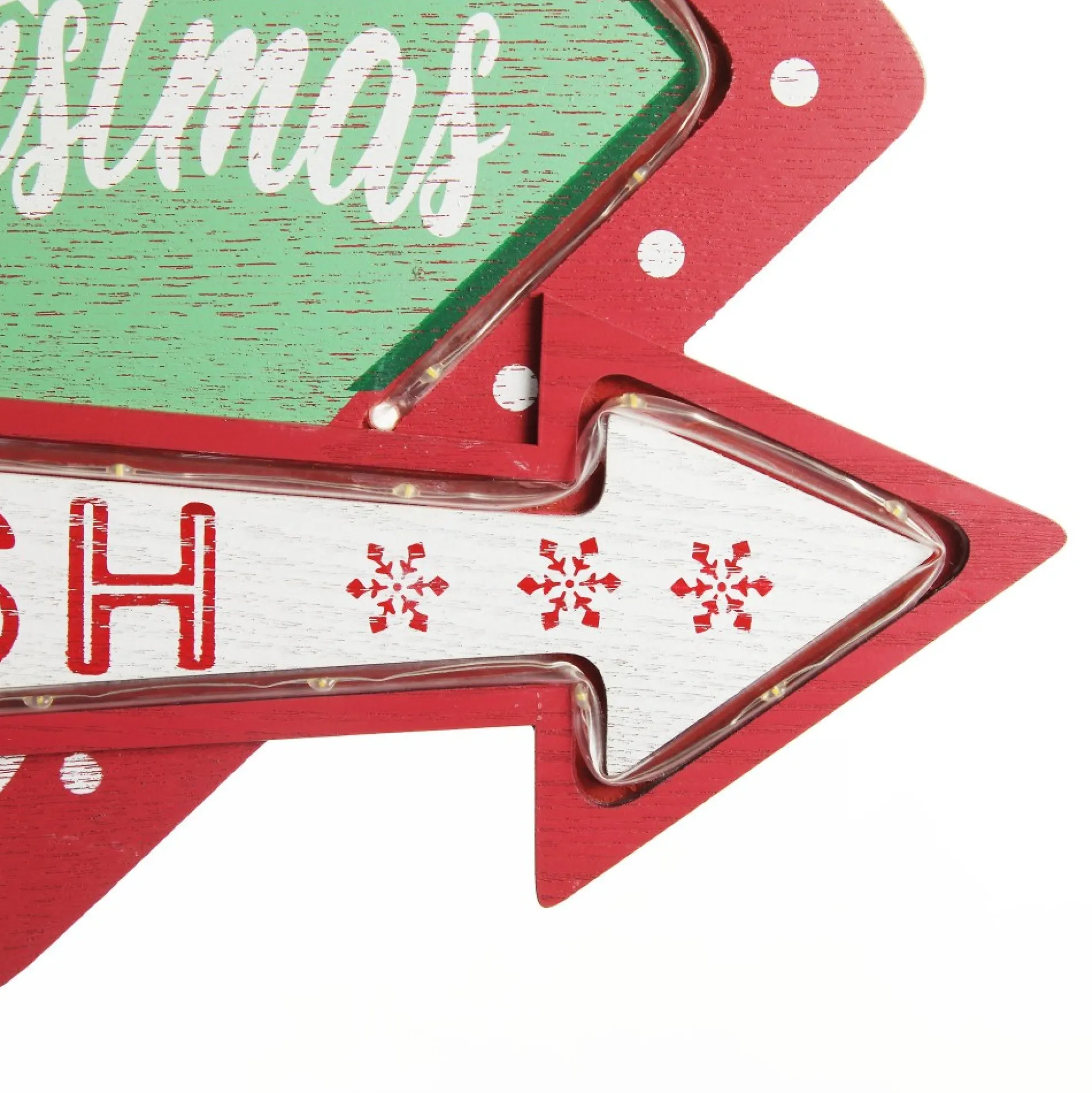 Vintage Lightup Christmas Wish Sign Wall Hangings And Signs|