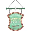 Vintage Lightup Welcome to the North Pole Sign Wall Hangings And Signs|