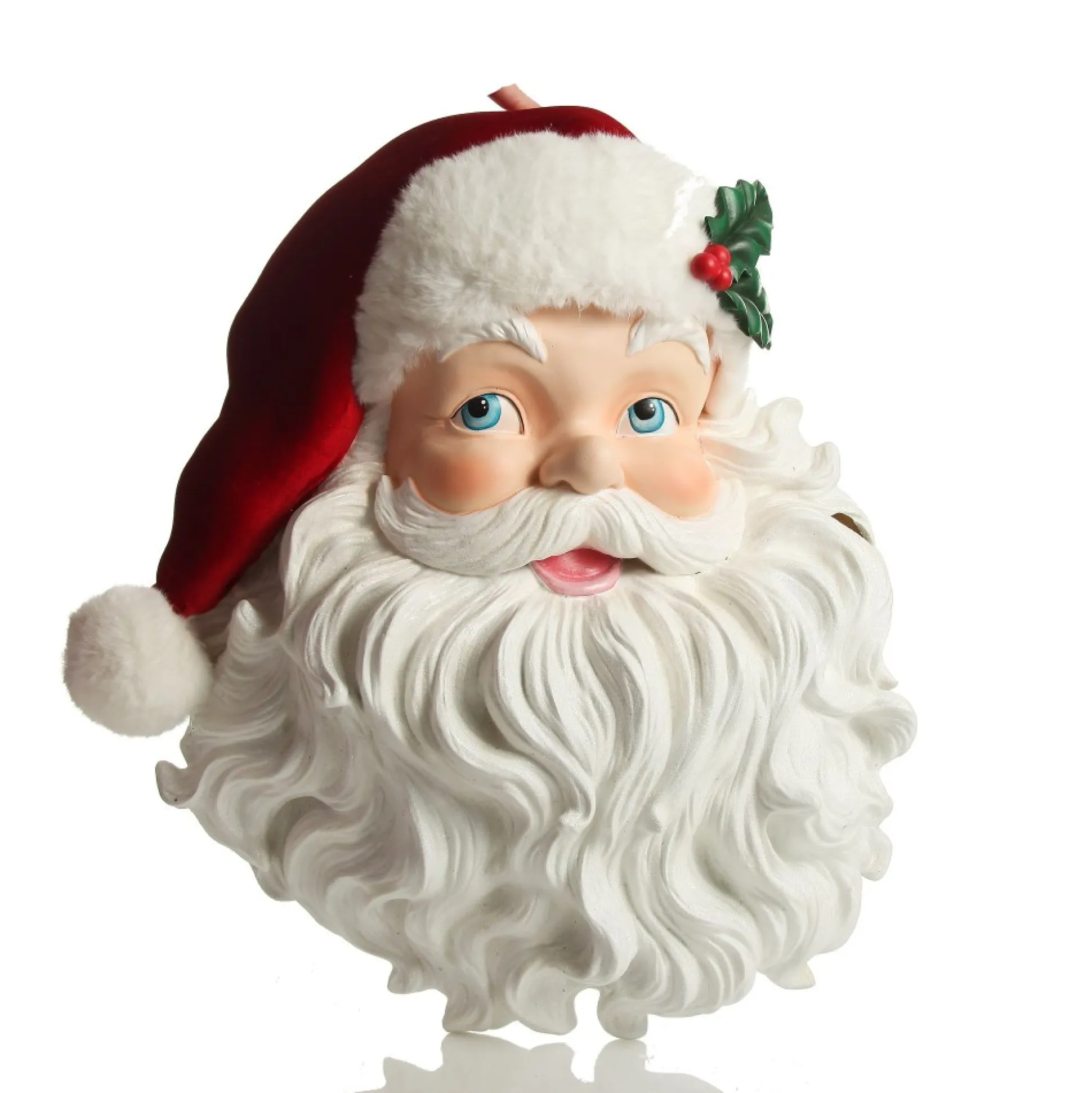 Vintage Red Santa Head Wall Hanging Wall Hangings And Signs|