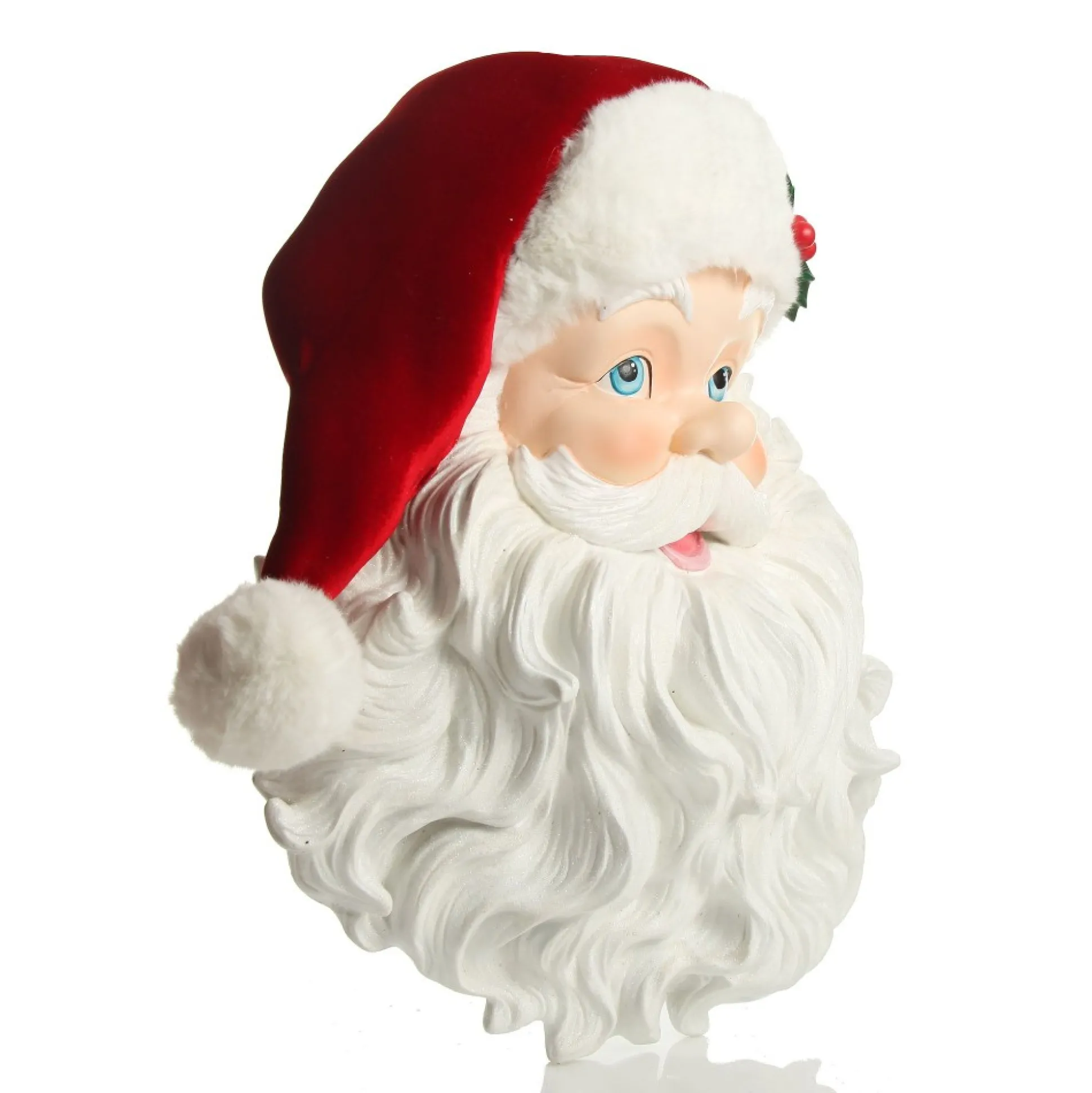 Vintage Red Santa Head Wall Hanging Wall Hangings And Signs|