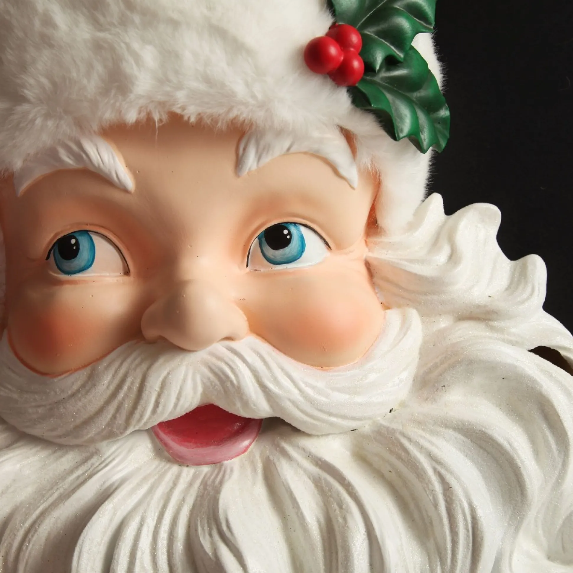 Vintage Red Santa Head Wall Hanging Wall Hangings And Signs|