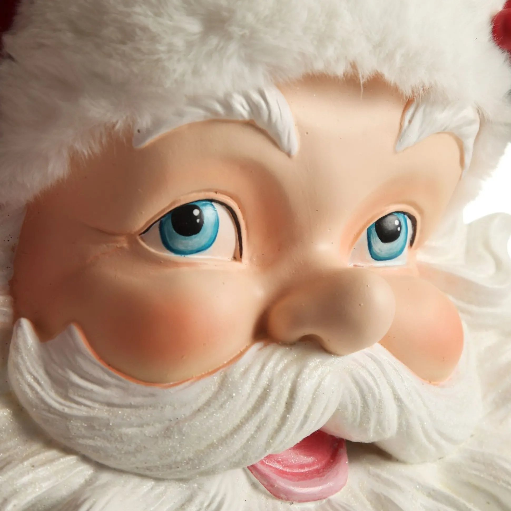 Vintage Red Santa Head Wall Hanging Wall Hangings And Signs|