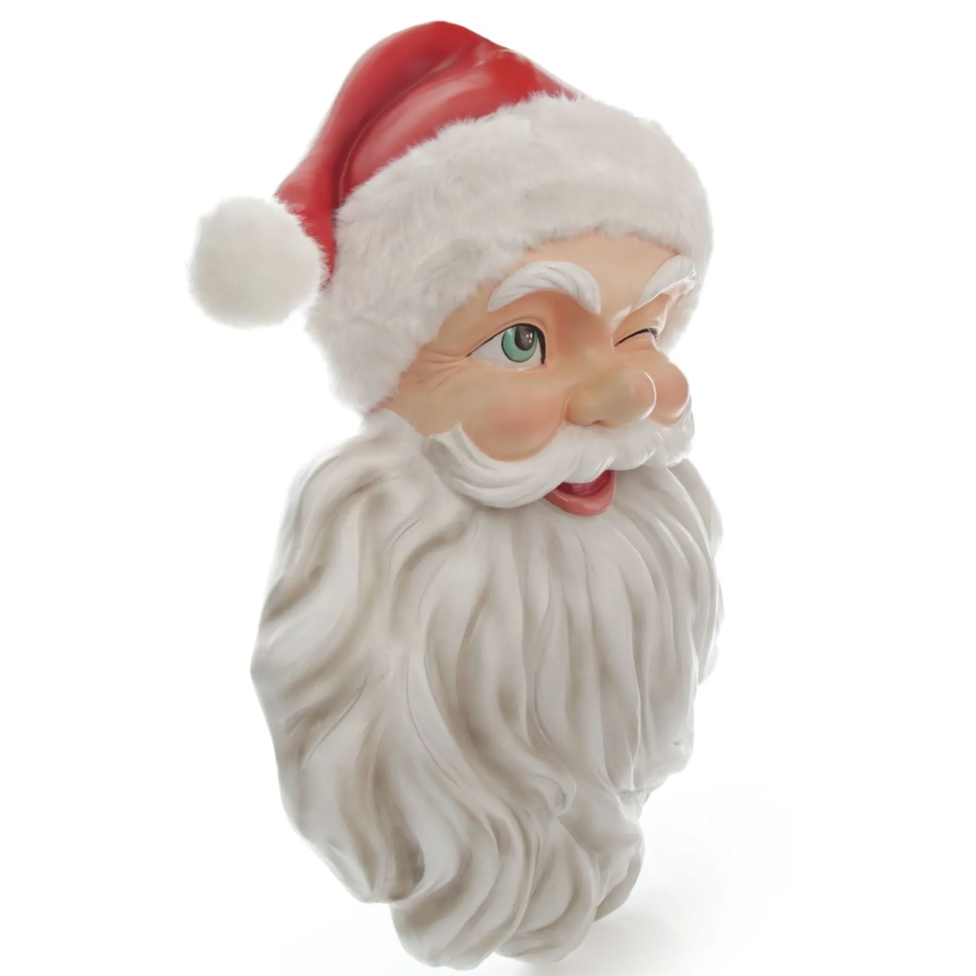 Vintage Red Winking Santa Wall Hanging Wall Hangings And Signs|