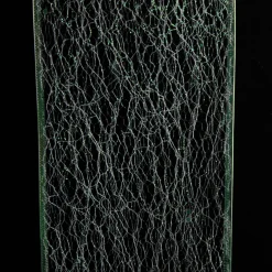 White Iridescent Spider Mesh Wired Christmas Ribbon Garland Tree Garlands|