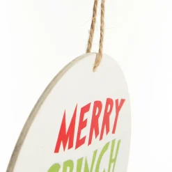 White Merry Grinchmas Christmas Sign Wall Hangings And Signs|