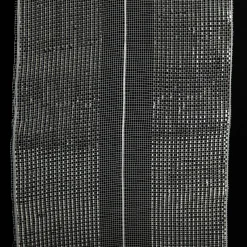 White Metallic Stripe Decomesh Roll Decomesh|