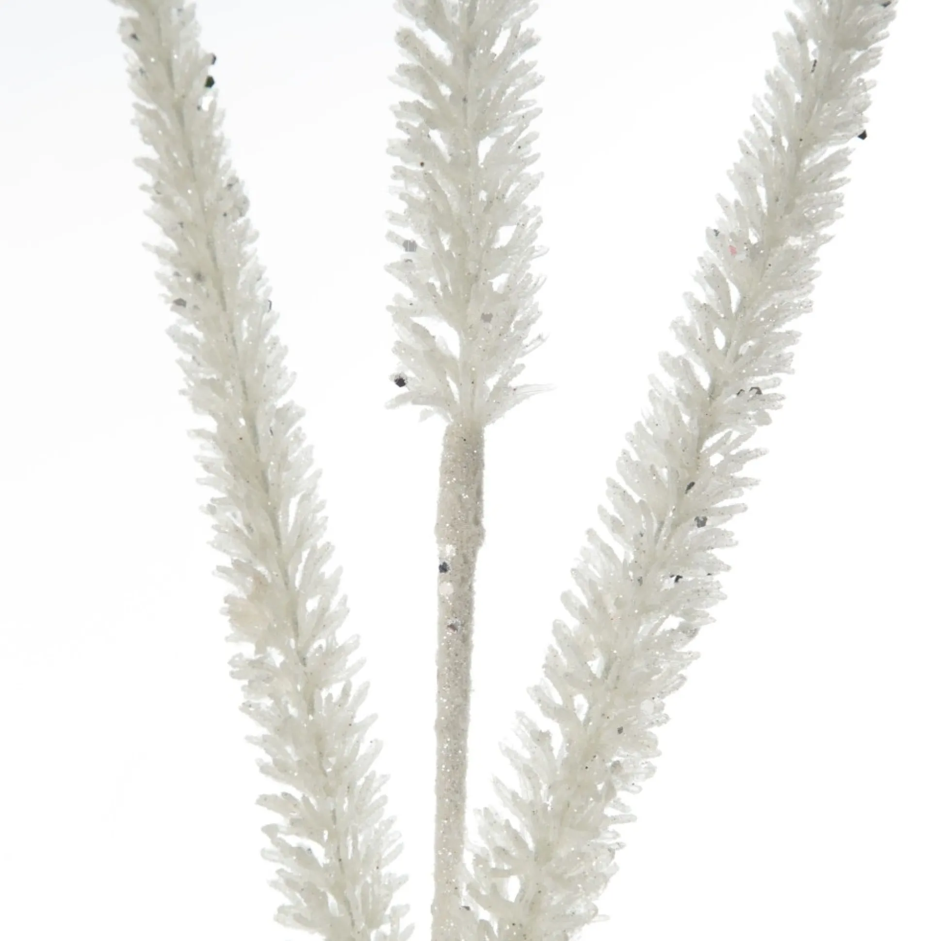 White Pointed Trio Spray Christmas Sprays|