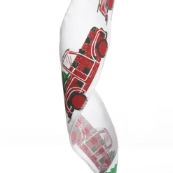 White Ribbon with Christmas Tree Farm Christmas Tree in Truck Print Ribbons|