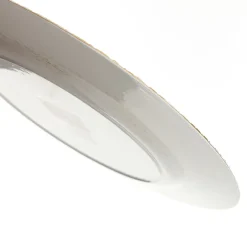 White Scallop Rim Charger Plate Christmas Table Decor|