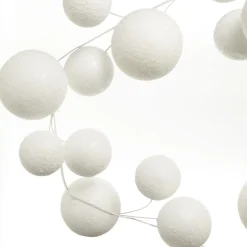 White Snowball Christmas Garland Tree Garlands|