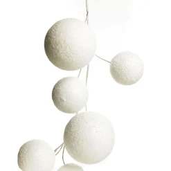 White Snowball Christmas Garland Tree Garlands|