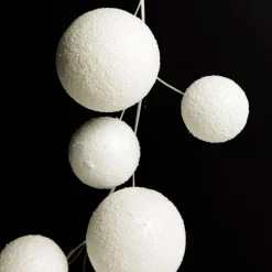 White Snowball Christmas Garland Tree Garlands|