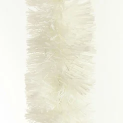 White Thick Christmas Tinsel Garland Tree Garlands|