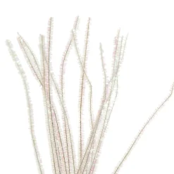 White Tinsel Chenille Stem Pipe Cleaners - Pack of 45 Christmas Craft Supplies|