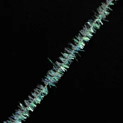 White Tinsel Chenille Stem Pipe Cleaners - Pack of 45 Christmas Craft Supplies|