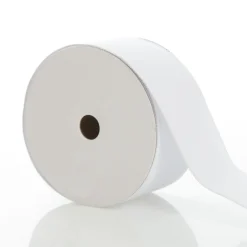 White Velvet Wired Christmas RIbbon - 6.5cm Ribbons|