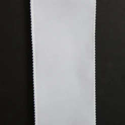 White Velvet Wired Christmas RIbbon - 6.5cm Ribbons|