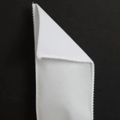 White Velvet Wired Christmas RIbbon - 6.5cm Ribbons|