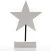 White Wooden Star Ornament Christmas Ornaments|