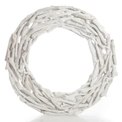 Whitewashed Driftwood Christmas Wreath Christmas Wreaths|