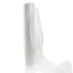 Wide Metallic White Decomesh Roll Diy Wreaths|