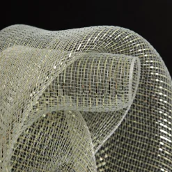 Wide Platinum Decomesh Roll Diy Wreaths|