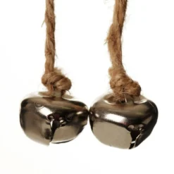 Wood Brown Owl with Closed Eyes Tree Decorations with Fur & Bells Christmas Tree Decorations|