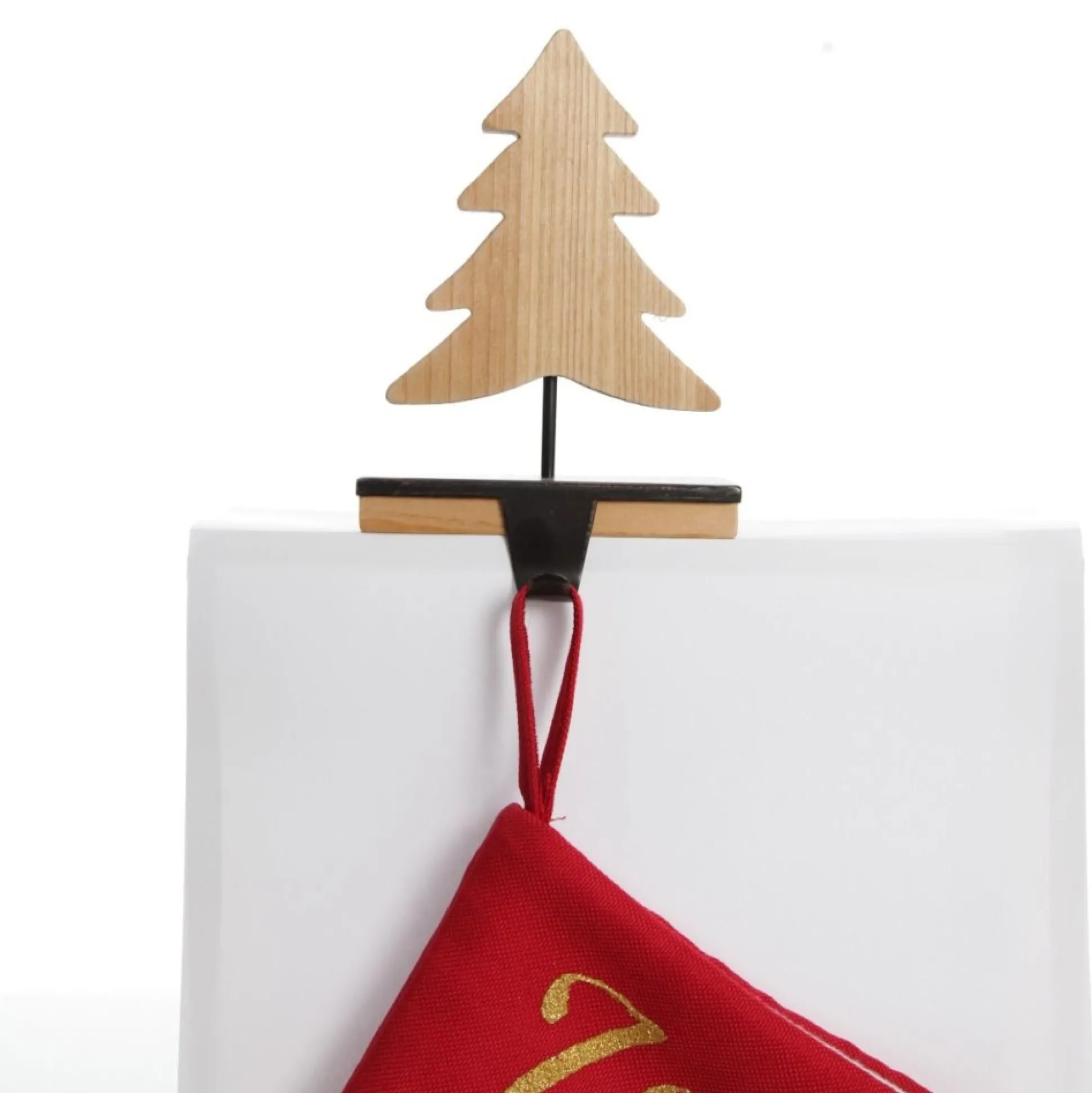 Wood Tree Christmas Stocking Hanger Stocking Hangers|