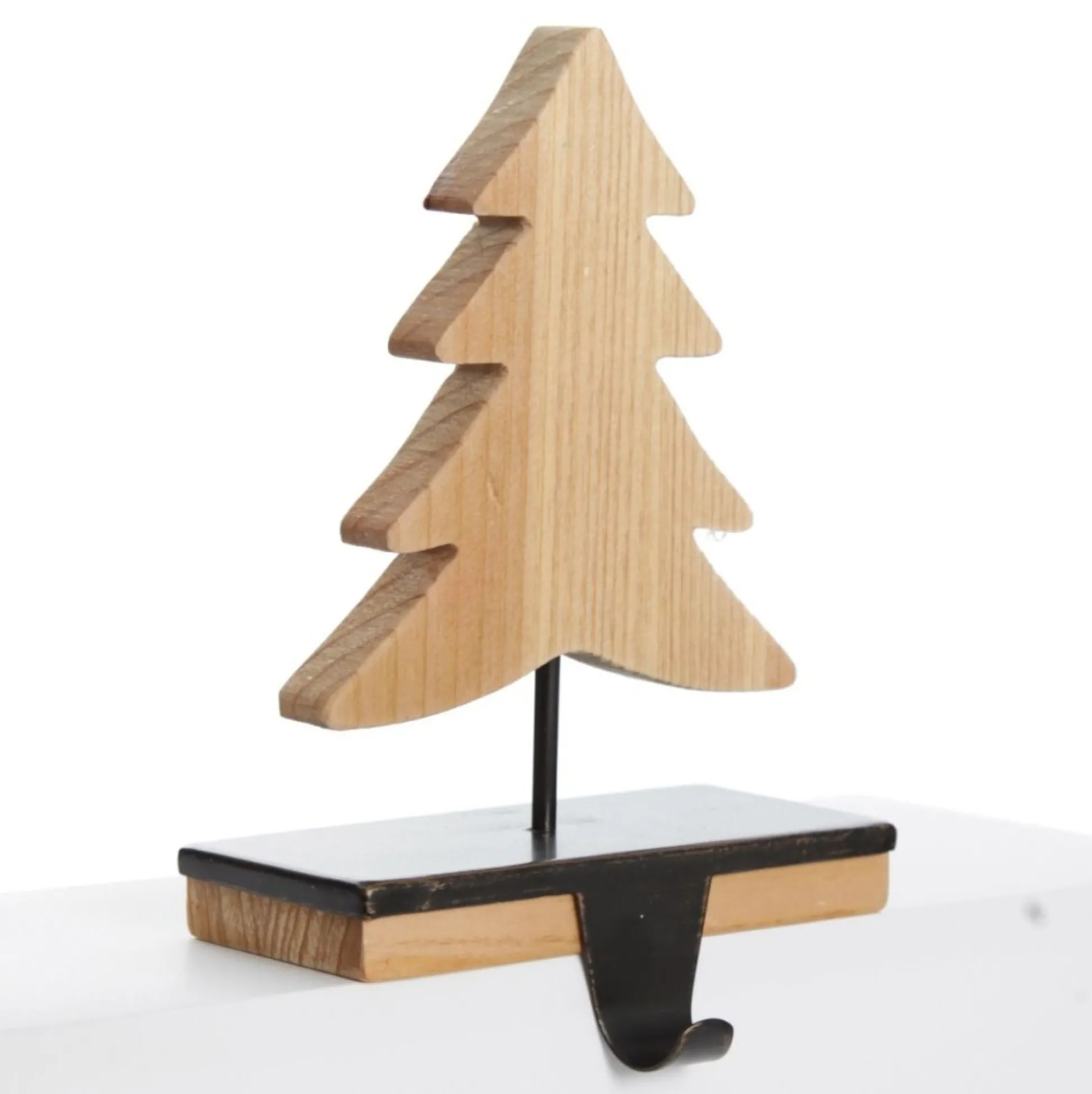 Wood Tree Christmas Stocking Hanger Stocking Hangers|